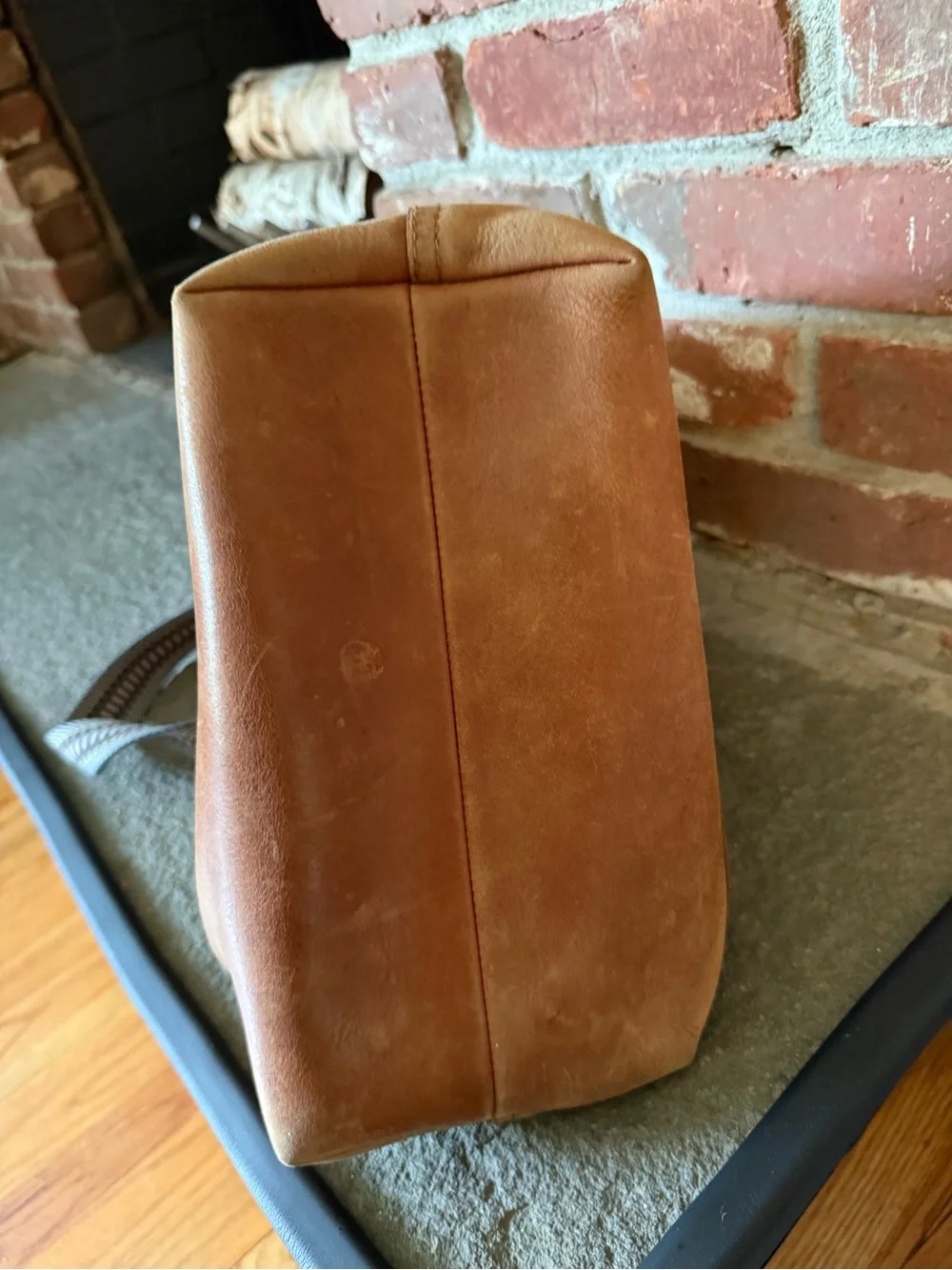 Madewell structured cognac